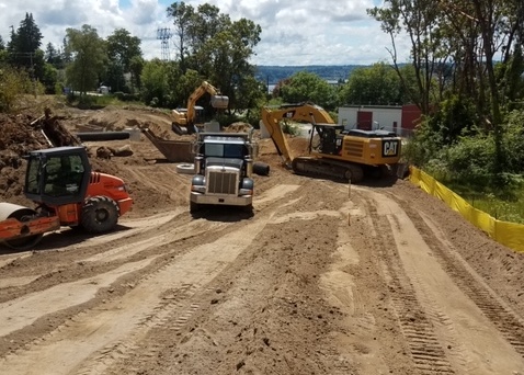 Residential Site Development - Road Building, Sewer, Water and Storm Drainage 
