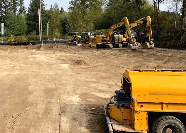 Commercial Site Development - Road Building, Sewer, Water and Storm Drainage